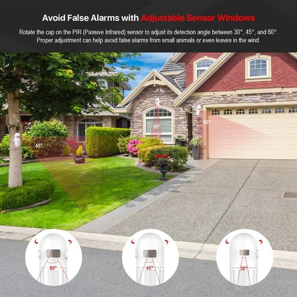 Wireless Motion Detector Security Doorbell Alarm - Picture 5 of 7